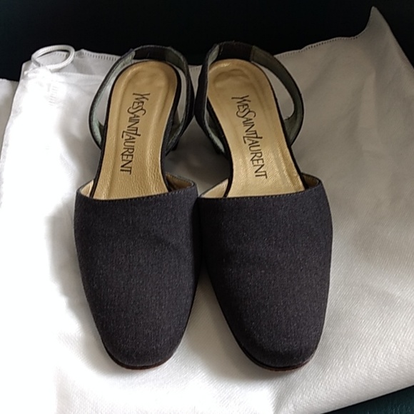 Ysl sling back with block heels - Picture 5 of 5